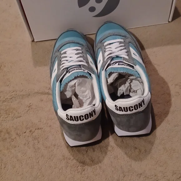 Saucony Jazz 81 Blue and Gray Sneakers - Picture 2 of 6